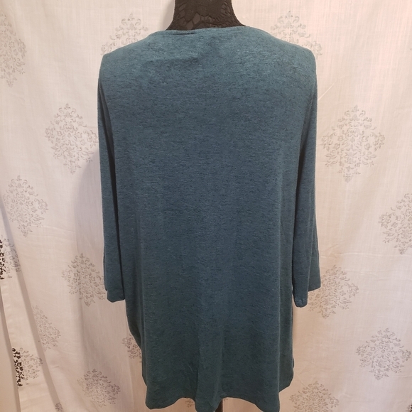 Chelsea & Theodore Women's 3/4 Sleeve Knot Top Shirt (NEW) - Picture 5 of 11